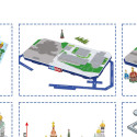 CUBICFUN 3D Puzle City line - Maskava