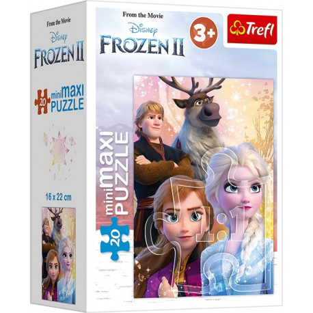 TREFL FROZEN Mini maxi pusle Frozen 2, 20 osa
