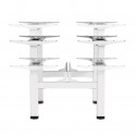 Ergo Office ER-404W Electric Double Height Adjustable Standing/Sitting Desk Frame without Desk Tops 