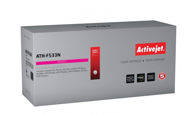 Activejet ATH-F533N tooner (asendus HP 205A CF533A; Supreme; 900 lehekülge; magenta)