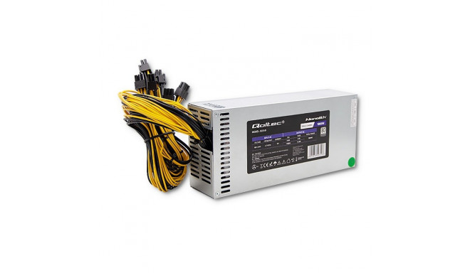 Qoltec 50349 PCI-E 1800W toiteplokk | 80 Plus Platinum | mängukaevandaja