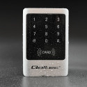 Qoltec 52444 Code lock MIMAS with RFID reader Code | Card | key fob | Doorbell button | IP68 | EM