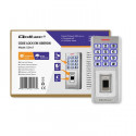 Qoltec 52447 Code lock OBERON with fingerprint reader | RFID | Code | Card | key fob | Doorbell | IP