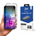 3mk HardGlass Max Lite - Toughened Glass for iPhone 15 (Black)