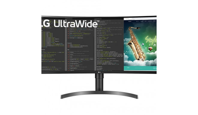 "88,9cm/35'' (3440x1440) LG 35WN75CP-B Curved 21:9 5ms 2xHDMI DP USB-C VESA Speaker UWQHD"