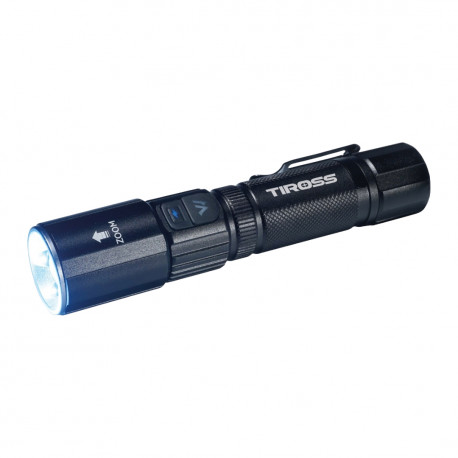 Tiross profesionaalne laetav taskulamp 1000lm TS-1890