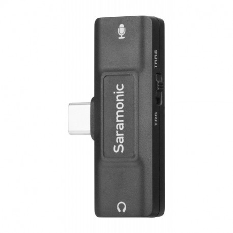 Saramonic EA2U audio adapter - mini Jack TRS / USB-C with headphone output