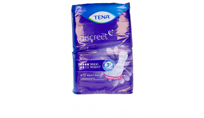 TENA LADY DISCREET compresa incontinencia maxi noche 12 u