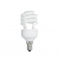 ART fluorescent bulb ''spiral'', 15W, E14, 6.5mm, WW, (equivalent 75W)