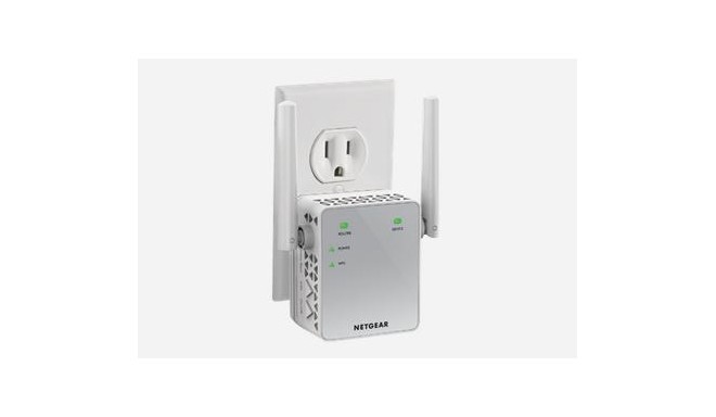 Netgear AC750 WiFi Range Extender - 802.11n/ac, 1PT, Wall-plug Ext. Ant (EX3700)