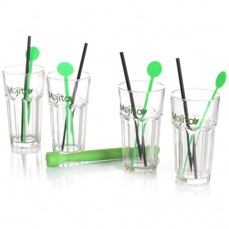 Cocktail Set Secret de Gourmet Crystal polypropylene