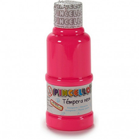 Tempera Pincello FP120N-P Neon Pink 120 ml (12 Units)