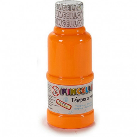 Tempera Pincello TP120N-O Neon Orange 120 ml (12 Units)
