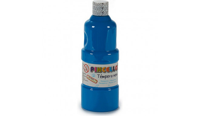 Tempera Pincello TP400N-BL Neon Blue 400 ml (6 Units)