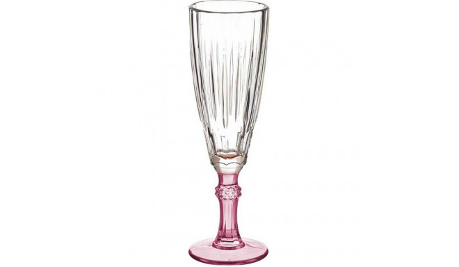 Champagne glass Vivalto PR05720ST3/BHA6 PINK PR05720ST3/BHA6 PINK Pink Crystal 170 ml (6 Units)