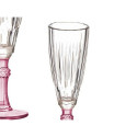 Champagne glass Crystal Pink 6 Units (170 ml)
