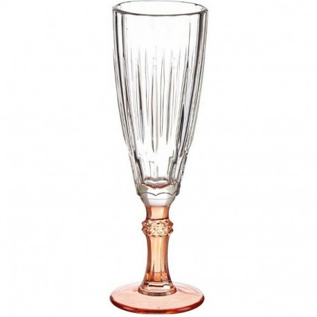 Champagne glass Vivalto PR05720ST3/BHA6 GRAP Exotic Salmon Crystal 170 ml (6 Units)