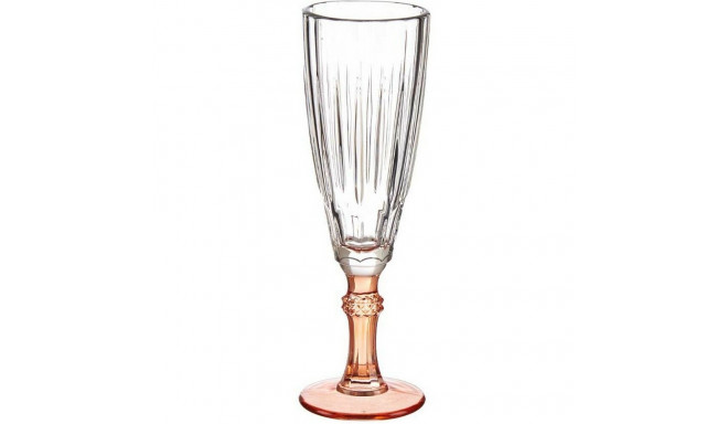 Champagne glass Vivalto PR05720ST3/BHA6 GRAP Exotic Salmon Crystal 170 ml (6 Units)