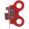 Tin opener Red Black Steel (5 x 6,7 x 2,5 cm) (12 Units)