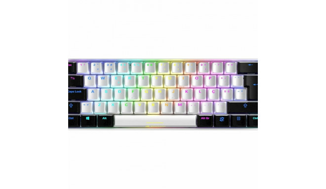 Keyboard Sharkoon SGK50 S4 White Spanish Qwerty