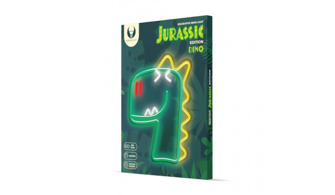 Neon PLEXI LED JURASSIC DINO green FLNJ02 Forever Light