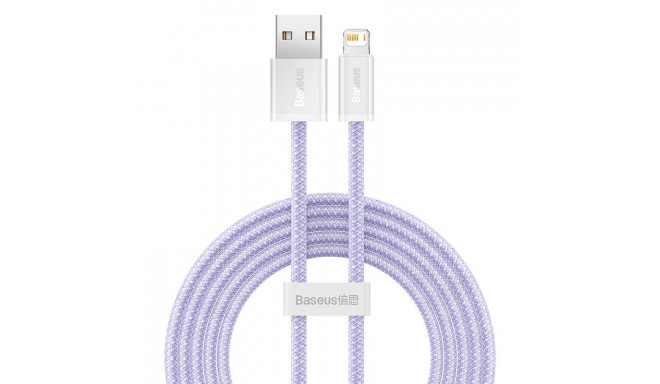 USB cable for Lightning Baseus Dynamic 2 Series, 2.4A, 2m (purple)