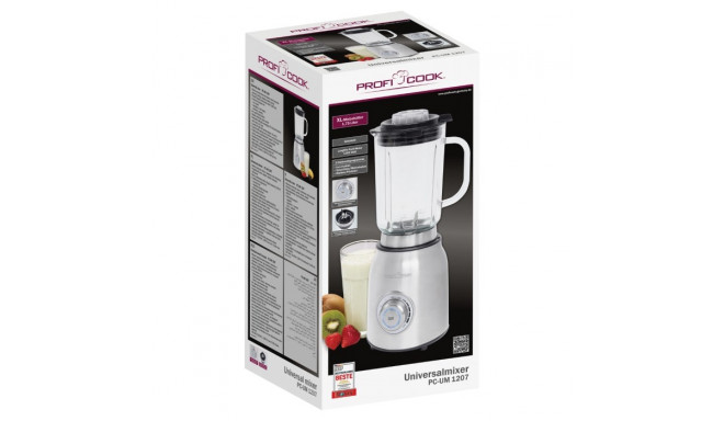 ProfiCook 501207 mixer Stand mixer 1200 W Stainless steel