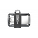 Sandisk Ultra Dual m3.0 USB flash drive 64 GB USB Type-A / Micro-USB 3.2 Gen 1 (3.1 Gen 1) Black,Sil