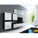 Cama Square cabinet VIGO 50/50/30 black/white gloss