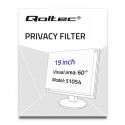 Qoltec 51054 Privacy filter 19" | 16:10