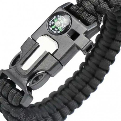 DA99 BRANSOLETKA SURVIVAL 5W1 BLACK