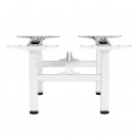 Ergo Office ER-404W Electric Double Height Adjustable Standing/Sitting Desk Frame without Desk Tops 
