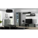 Cama living room sideboard UNi grey/grey gloss Cama living room sideboard UNi grey/grey gloss