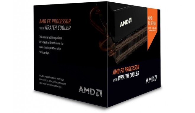 AMD FX-8350, Octo Core, 4.00GHz, 8MB, AM3+, 32nm, 125W, BOX, AMD Wraith Cooler