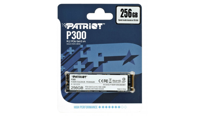 PATRIOT P300 M.2 PCI-EX4 NVME  256GB