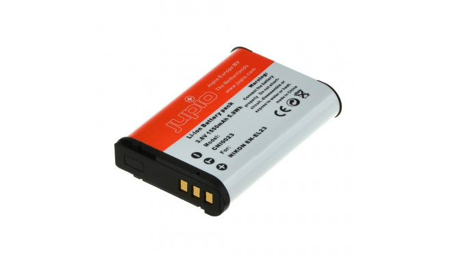 Jupio EN-EL23 akumulators ar 1850mAh ietilpību paredzēts Nikon