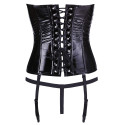 Gorset winylowy Dora S Black Level