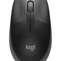 Hiir Logitech M190 Wireless Full-size Mouse Charcoal (must/tumehall), 3-buttons, 1000dpi, 2.4GHz USB