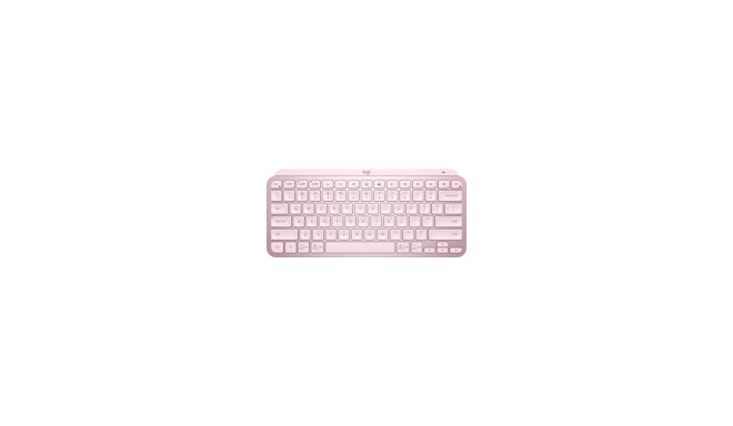 LOGITECH MX Keys Mini Minimalist Wireless Illuminated Keyboard ROSE INTNL (US)