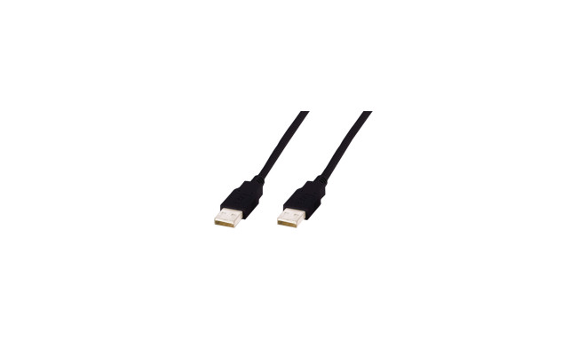 ASSMANN USB connection cable type A M/M 1.8m USB 2.0 compatible bl