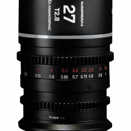 LAOWA objektiiv Nanomorph 27mm T2.8 1.5X S35 Sony E, hõbedane