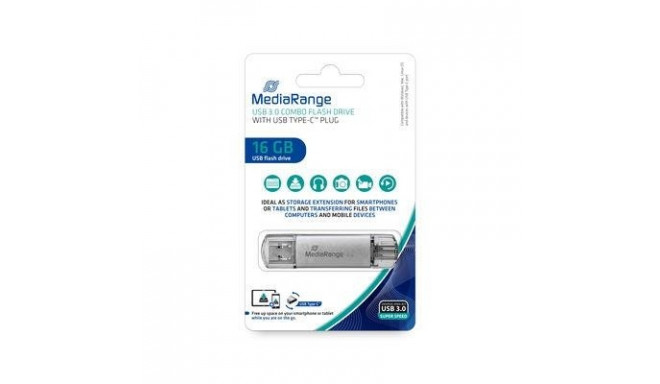 MEMORY DRIVE FLASH USB3 16GB/MR935 MEDIARANGE