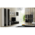 Cama Square cabinet VIGO 50/50/30 white/black gloss