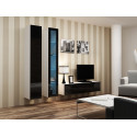 Cama Full cabinet VIGO '180' 180/40/30 white/black gloss