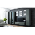 Cama Full cabinet VIGO '180' 180/40/30 grey/grey gloss