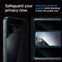 SZKŁO HARTOWANE SPIGEN GLAS.TR ”EZ FIT” IPHONE 15 PLUS PRIVACY