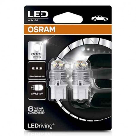 Autopirn OS7905CW-02B Osram W21W 2W 12V 6000K (2 Tükid, osad)