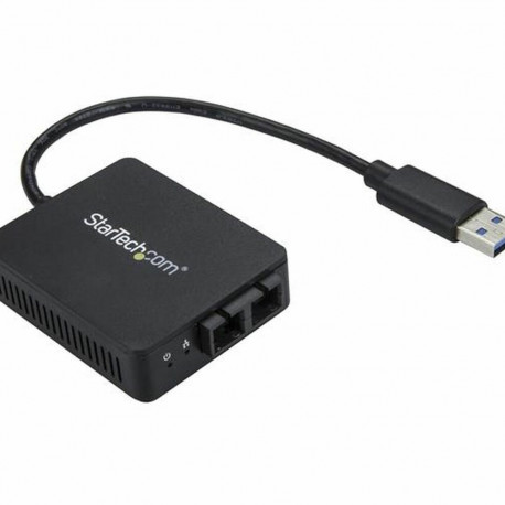 Singlemode Media Converter Startech US1GA30SXSC Black