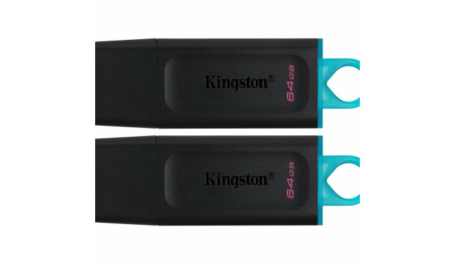 USB-pulk Kingston DataTraveler Exodia Roheline 64 GB 2 pcs