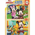 2-Puzzle Set Mickey Mouse 19287 16 Pieces 36 cm
